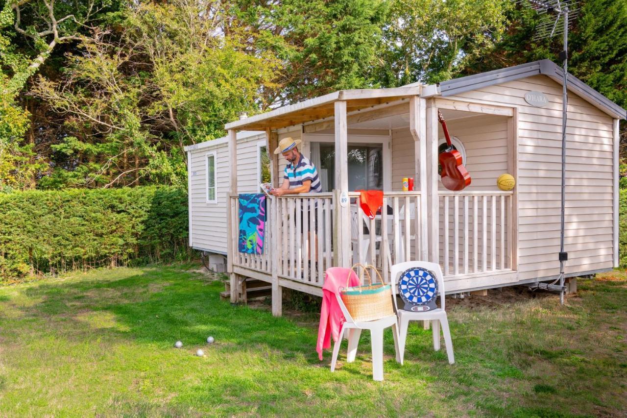 Camping Les Carolins Saint-Lo-d'Ourville Extérieur photo